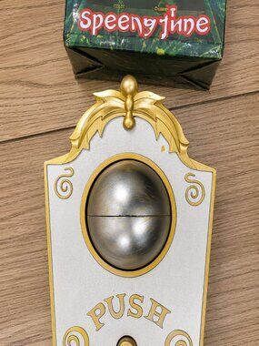 Spooky Jime Haunted Eyeball Doorbell w/ Lights & Spooky Sounds Halloween Decor